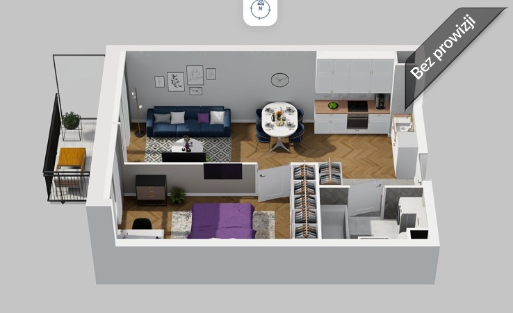 mieszkanie na sprzedaż - Kraków, Podgórze